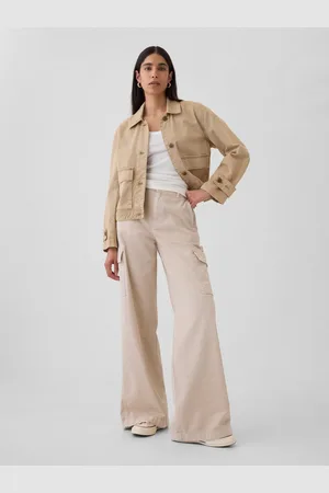 GAP Kalhoty s kapsami Baggy Khaki Cargo