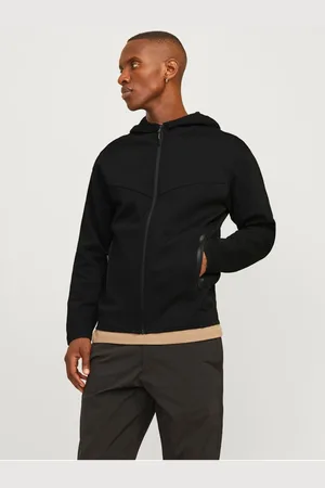 JACK & JONES Černá pánská mikina