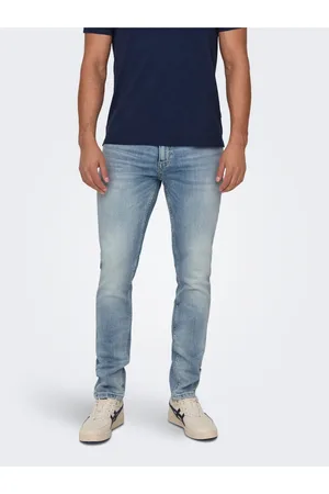 Only & Sons Světle modré pánské slim fit džíny Loom