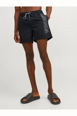JACK & JONES Černé pánské plavky Fiji
