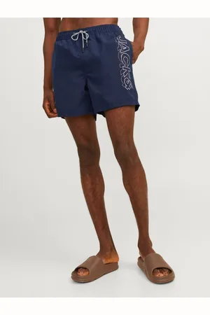 JACK & JONES Tmavě modré pánské plavky Fiji