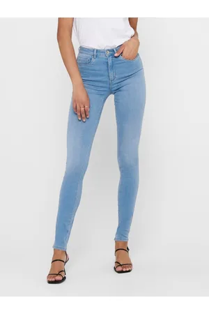ONLY Světle modré skinny džíny s vysokým pasem Royal
