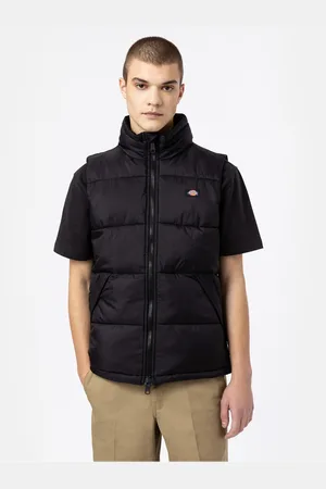 Dickies Černá pánská prošívaná vesta Waldenburg