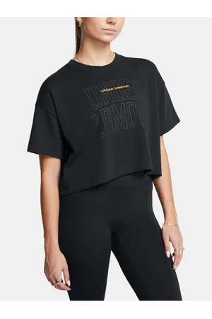 Under Armour Dámské tričko UA W VARSITY MIX HW SS CROP