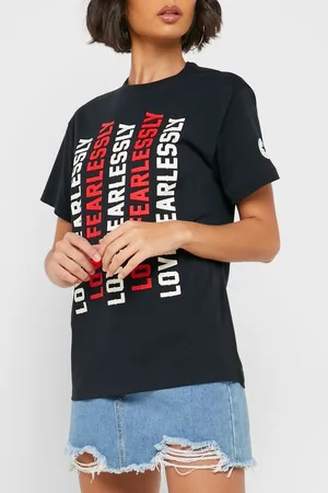 Converse Černé dámské tričko s potiskem