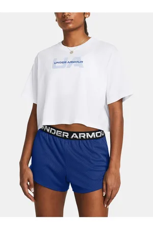 Under Armour Dámské tričko UA W BOXY CROP BRANDED SS