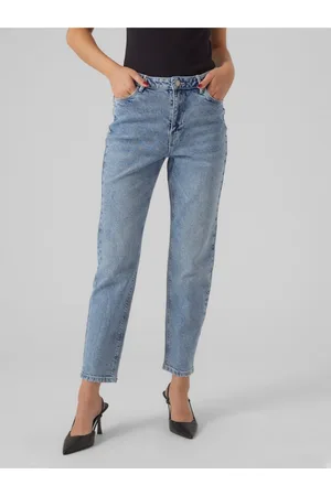 VERO MODA Světle modré dámské mom džíny Linda