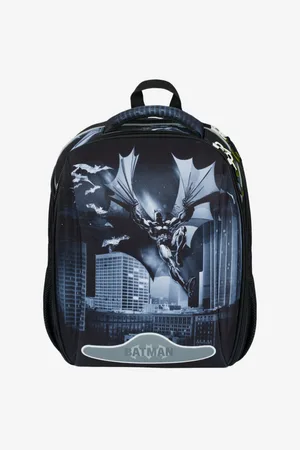 Baagl Černá školní aktovka Shelly Batman Dark City