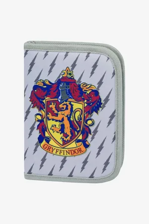 Baagl Fialový školní penál jednopatrový Harry Potter Nebelvír