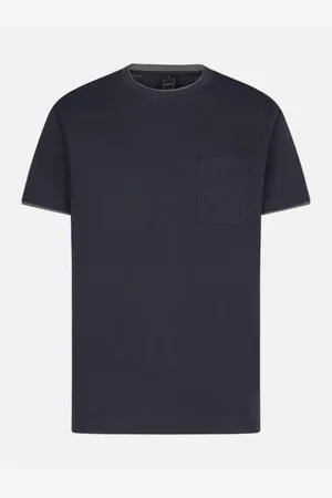 Geox Modré pánské tričko T-shirt