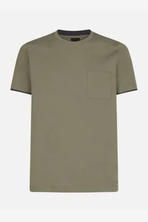 Geox Olivové pánské tričko T-shirt