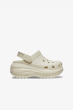 Crocs Krémové dámské pantofle