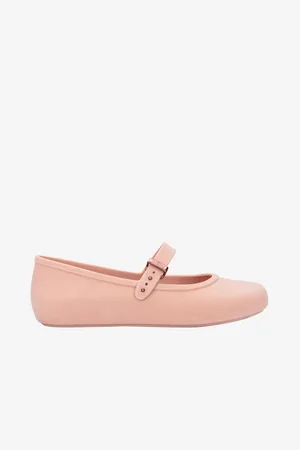 Melissa Světle růžové dámské baleríny Soft Ballerina Velvet