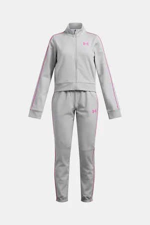 Under Armour Dívčí souprava UA Icon Knit Crop Tracksuit