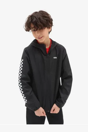 Vans Černá klučičí lehká bunda Garnett Windbreaker
