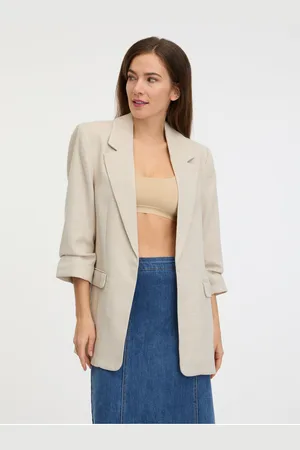 VERO MODA Béžové dámské sako Frida