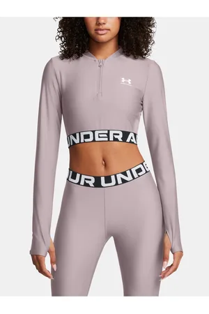 Under Armour Dámské tričko HeatGear Rib 1/4 Zip LS