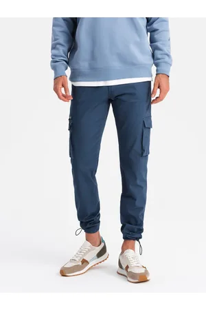 Ombre Clothing Pánské kalhoty STRAIGHT LEG CARGO V4 OM-PACG-0196