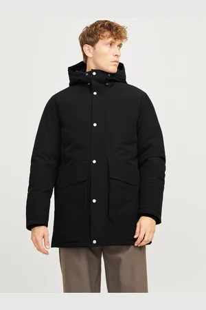 JACK & JONES Černá pánská bunda Trek