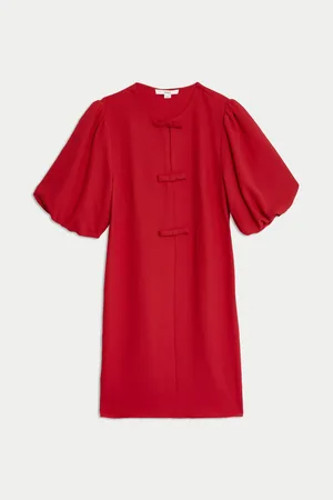 Marks & Spencer Mini šaty sloupového střihu s ozdobnou mašlí