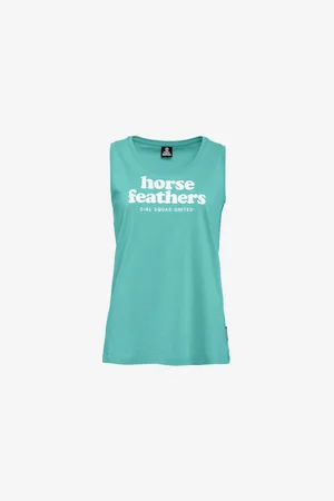 Horsefeathers Top Allison - dusty turquoise velikost M