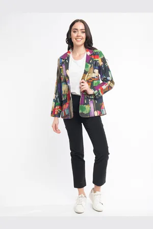 Orientique Dámské vzorované sako Tartan
