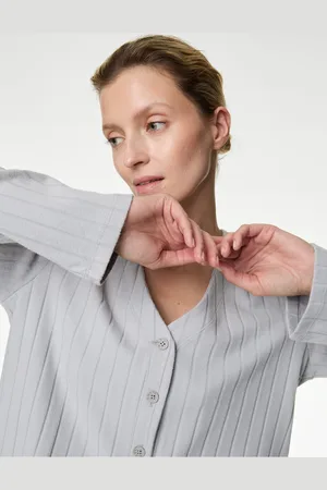 Marks & Spencer Domácí žebrovaná souprava z česaného materiálu