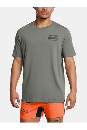 Under Armour Tričko UA Pjt Rck 60/40S SS 4 Tools-GRN