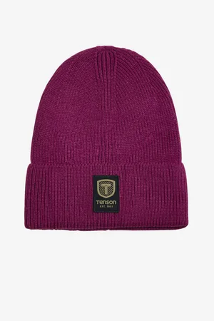 Tenson Unisex kulich Badge Beanie fialový