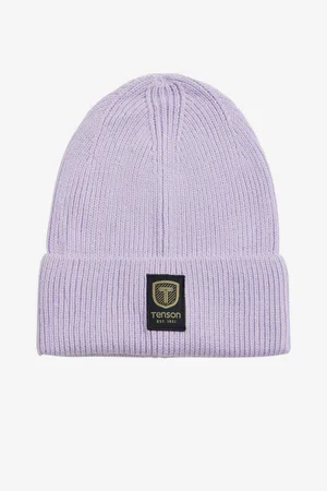 Tenson Unisex kulich Badge Beanie světle fialový