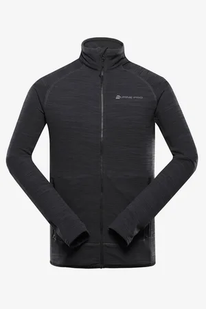 Alpine Černá pánská rychleschnoucí mikina s cool-dry ONNEC