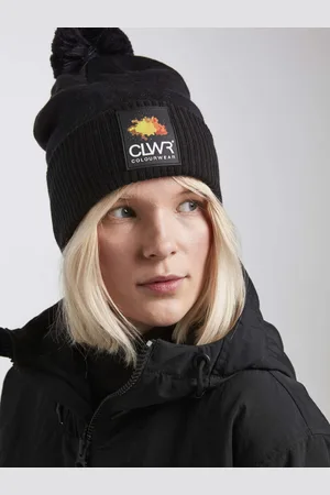 Tenson Unisex kulich s bambulí COLOURWEAR Strix Beanie černý