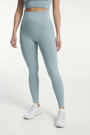 Tenson Dámské bezešvé funkční elasťáky Seamless Tights W světle modré