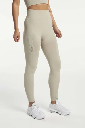 Tenson Dámské bezešvé funkční elasťáky Seamless Tights W béžové