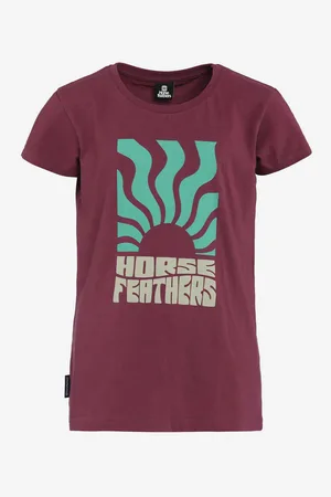 Horsefeathers Dětské triko Viveca - červená