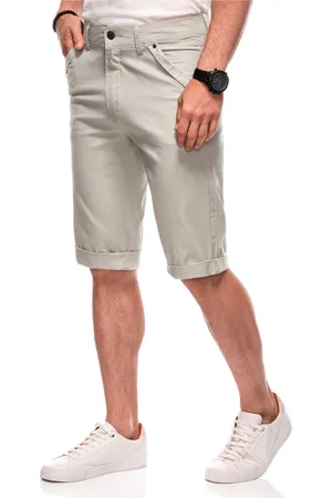 Edoti Pánské krátké chino šortky, béžové