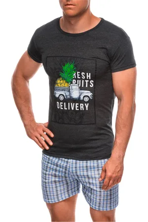 Edoti Pánské pyžamo, tmavě