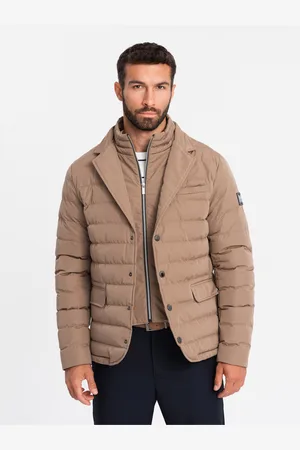 Ombre Clothing Pánská prošívaná bunda
