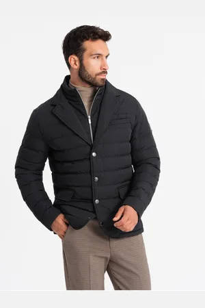 Ombre Clothing Pánská prošívaná bunda