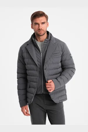 Ombre Clothing Pánská prošívaná bunda