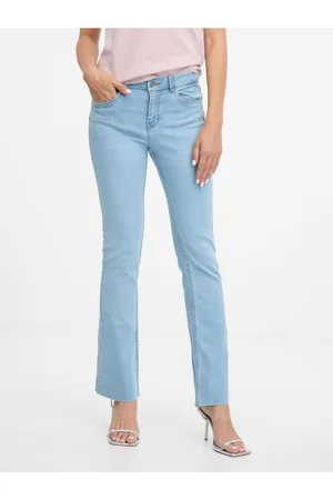 ORSAY Světle modré dámské bootcut džíny