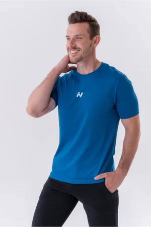 Nebbia Klasické tričko „Reset“ 327 Blue