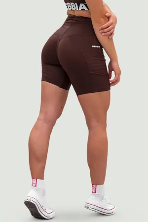 Nebbia Leginové šortky s vysokým pasem 9″ FIT&SMART 575