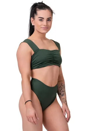 Nebbia Miami retro bikini - vrchní díl 553 S,yellow