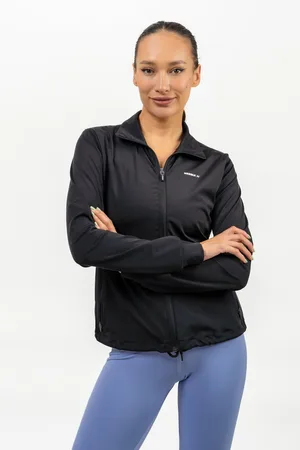 Nebbia Mikina na zip s odleskem SLEEK 481