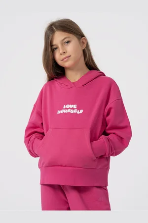 4F Dívčí bavlněná mikina