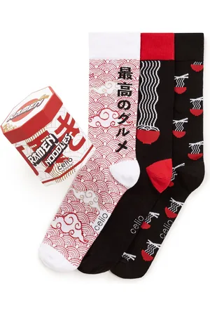 Celio Dárkové balení ponožek Ramen, 3ks ONE SIZE