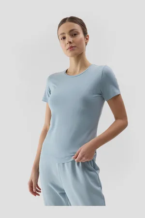 4F Dámské hladké tričko slim