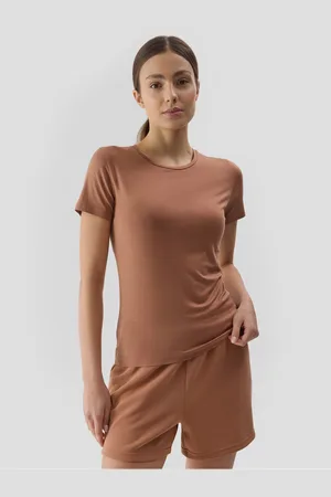 4F Dámské hladké tričko slim