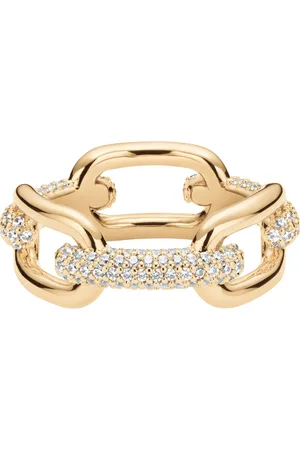 Daniel Wellington Prsten ocelový Crystal Link